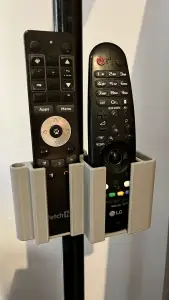 TV Remote Control Holder for Pedestal Light Post / Stand