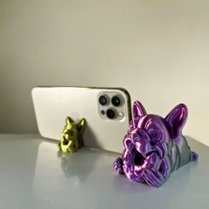 FRENCHIE PHINE HOLDER AND MINIATURE