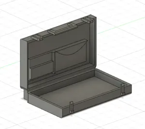 1/18 VALISE DE TRANSPORT OUVERTE / OPENED SUITCASE