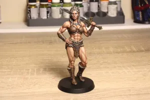 Warrior woman sculpture 4