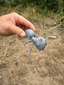 Realistic cute ant