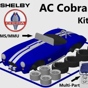 Shelby AC Cobra 427 Kit Card (1:24 scale)