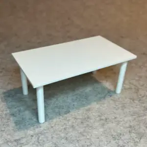 Kitchen table for dollhouse miniature house 1:18