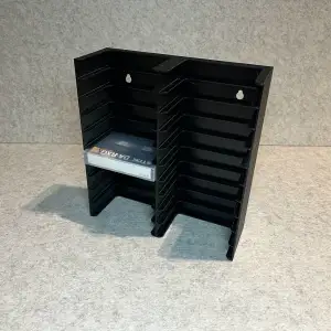 Wall holder for 20 DAT tapes cassettes