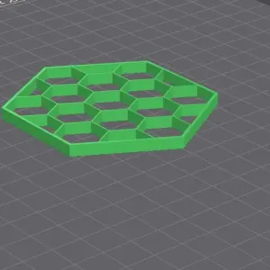 Honeycomb coaster