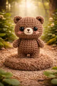 knitted bear / Strickbär