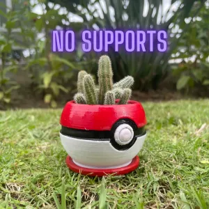 Pokemon Pokeball Planter / Plant pot. No Supports