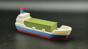浴缸玩具:可以浮在水上的集装箱船