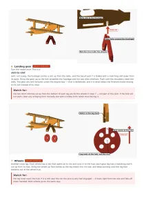 WWI Biplane Kit Card — One Print, 11 Pieces, No Glue
