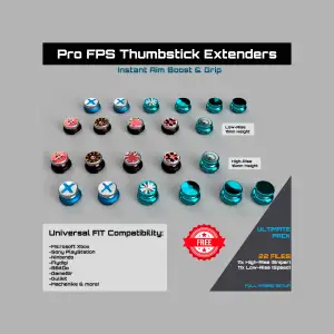 Pro FPS Thumbstick Extender-Instant Aim Boost Universal Fit