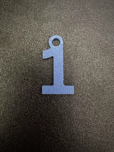 Number Keychain 1