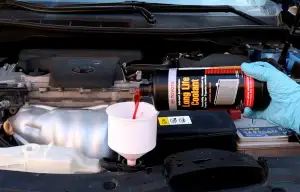 Funnel for TOYOTA Camry radiator coolant