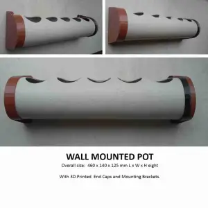 Wall Mounted Pots for Vertical Garden.