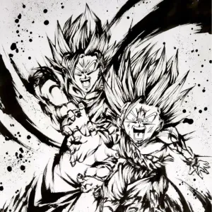 Dragon Ball Z Father and Son Kamehameha Hueforge