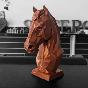 Geometric Horse Bust