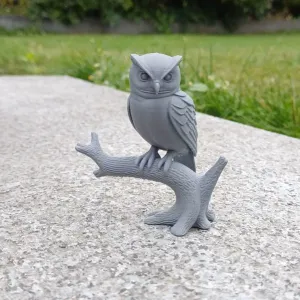 Night Watch — Perched Owl Figurine