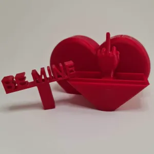 Heart Box Middle Finger or Be mine