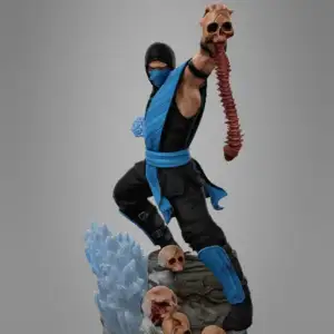 SUB ZERO WARRIOR IN ACTION MORTAL KOMBAT