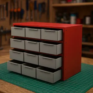 12-Drawer Storage Cabinet