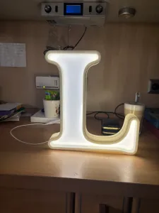L Buchstabe +Inlay