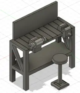 1/18 ÉTABLI DE GARAGE / GARAGE WORKBENCH