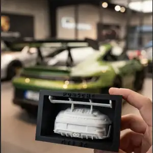 Porsche rear display