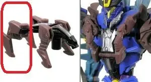 Transformers Prime Beast Hunters Ravage reposição de perna