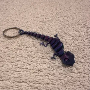 Baby Chameleon Keychain