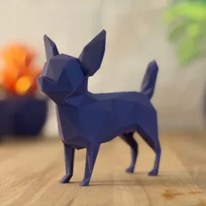 Low poly Chihuahua dog