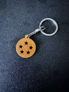 Dragon Ball 5 Star Keychain