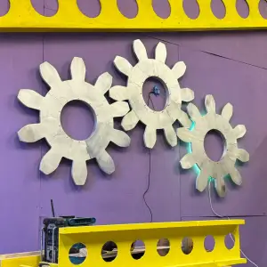 Giant Theatrical Cogs for Wonka Set