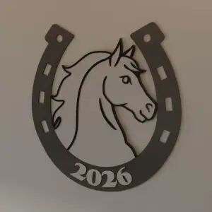 horse year wall decoration