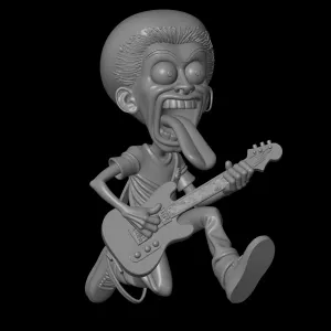 rocker guitarist boy