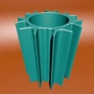 Exclusive Architectural Pillar Symphony Vase V3DDSH00+06