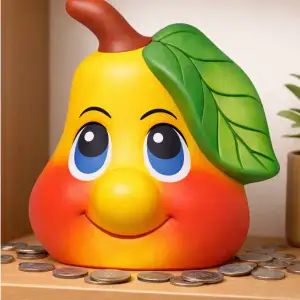 Pear piggy bank