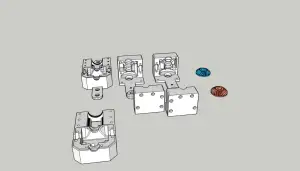 Cube single stepper convirsion for twin leadscrew