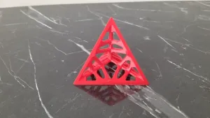 Fractured Tetrahedron