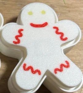 Holiday gingerbread man clicker fidget ASMR