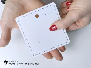 Earrings Card, for packaging & shipping
