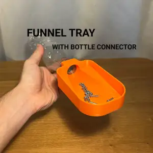 Funnel Tray with Bottle Connector