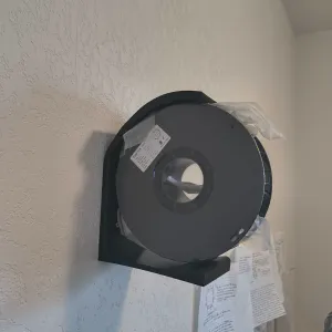 In packaging filament floating wall h.anging storage