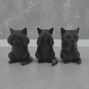Trio of Wise Cats