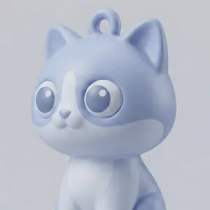 Cute Cartoon Cat keychain