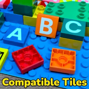 Duplo Tiles - ABC Letters & Make own Tiles