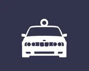 Rearview mirror hanger or keys for BMW E34 e 34