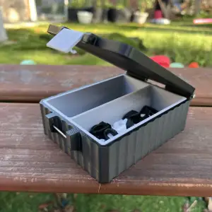 A simple box with tray and latch