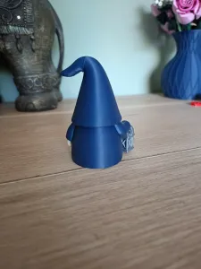 Midnight Lantern Gnome –Cozy Fantasy Night Watcher
