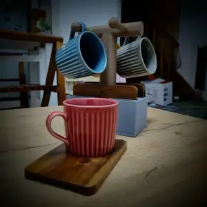 Table Coffee Cups Holder for TAKE A BREAK set