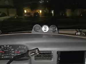 1999-2008 super duty dash mounted 3 guage pod
