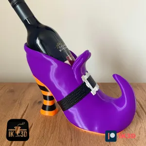 WITCH SHOE WINE BOTTLE HOLDER - NO SUPPORTS